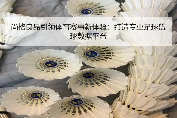 尚格良品引领体育赛事新体验：打造专业足球篮球数据平台
