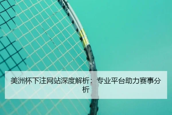 美洲杯下注网站深度解析：专业平台助力赛事分析